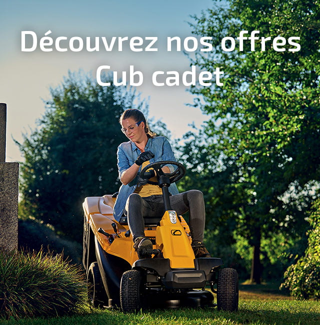 Découvrez nos offres Cub Cadet